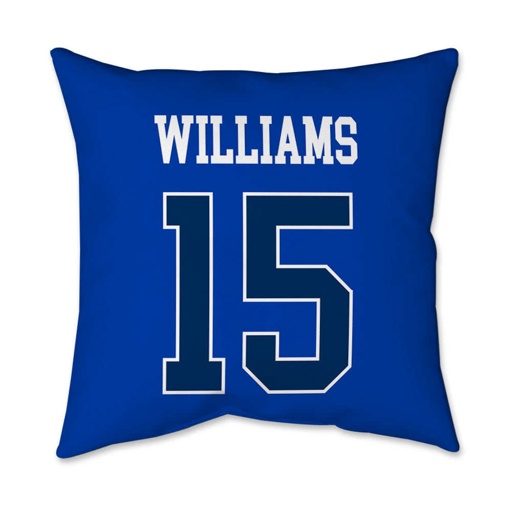 BYU - NCAA Football : Jayven Williams - Graphic Pillow 16x16-1
