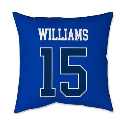 BYU - NCAA Football : Jayven Williams - Graphic Pillow 16x16-1