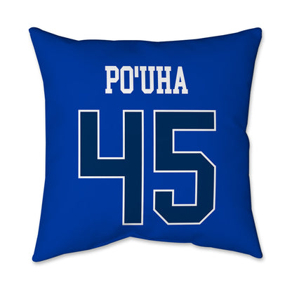 BYU - NCAA Football : Viliami Po'uha - Graphic Pillow 16x16-1