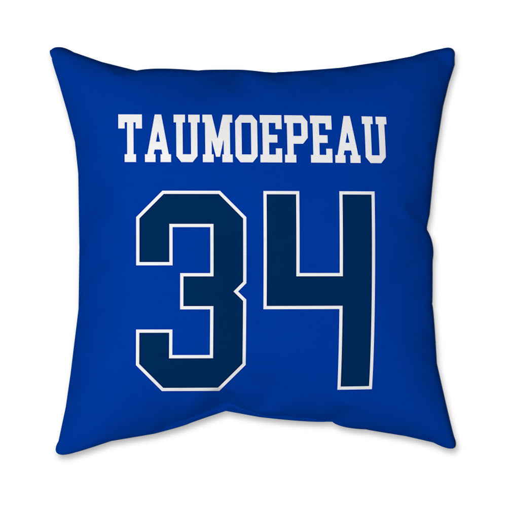BYU - NCAA Football : Daniel Taumoepeau - Graphic Pillow 16x16-1
