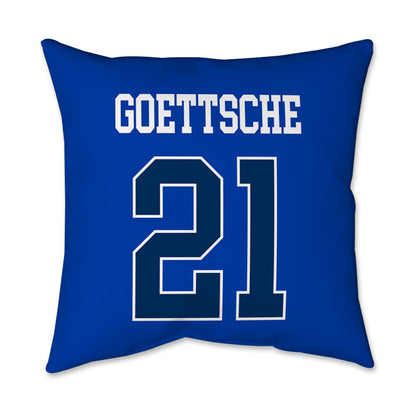 BYU - NCAA Women's Soccer : Mia Goettsche - Graphic Pillow 16x16-1