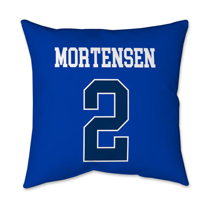 BYU - NCAA Women's Volleyball : Elli Mortensen - Graphic Pillow 16x16-1