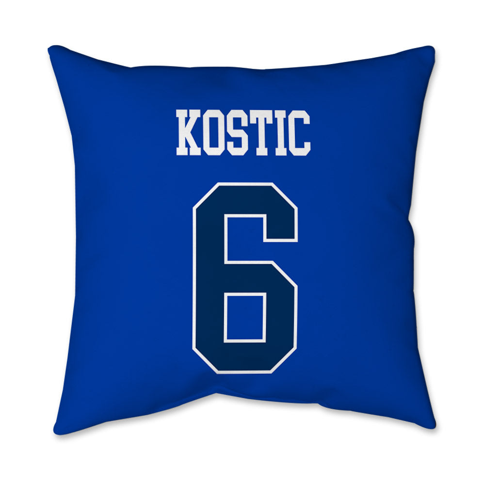 BYU - NCAA Men's Basketball : Aleksej Kostic - Graphic Pillow 16x16-1