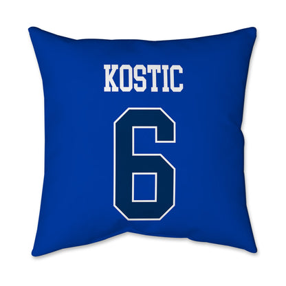 BYU - NCAA Men's Basketball : Aleksej Kostic - Graphic Pillow 16x16-1