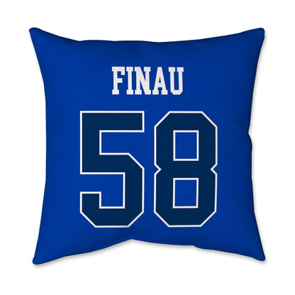 BYU - NCAA Football : Paki Finau - Graphic Pillow 16x16-1