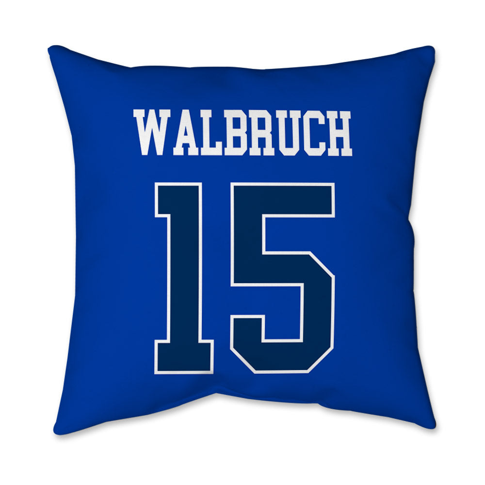 BYU - NCAA Women's Soccer : Ellie Walbruch - Graphic Pillow 16x16-1