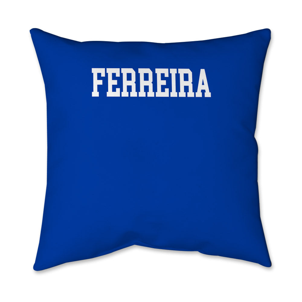 BYU - NCAA Men's Swimming & Diving : Lucca Ferreira - Graphic Pillow 16x16-1