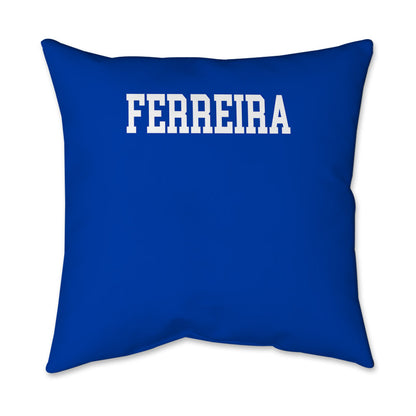 BYU - NCAA Men's Swimming & Diving : Lucca Ferreira - Graphic Pillow 16x16-1