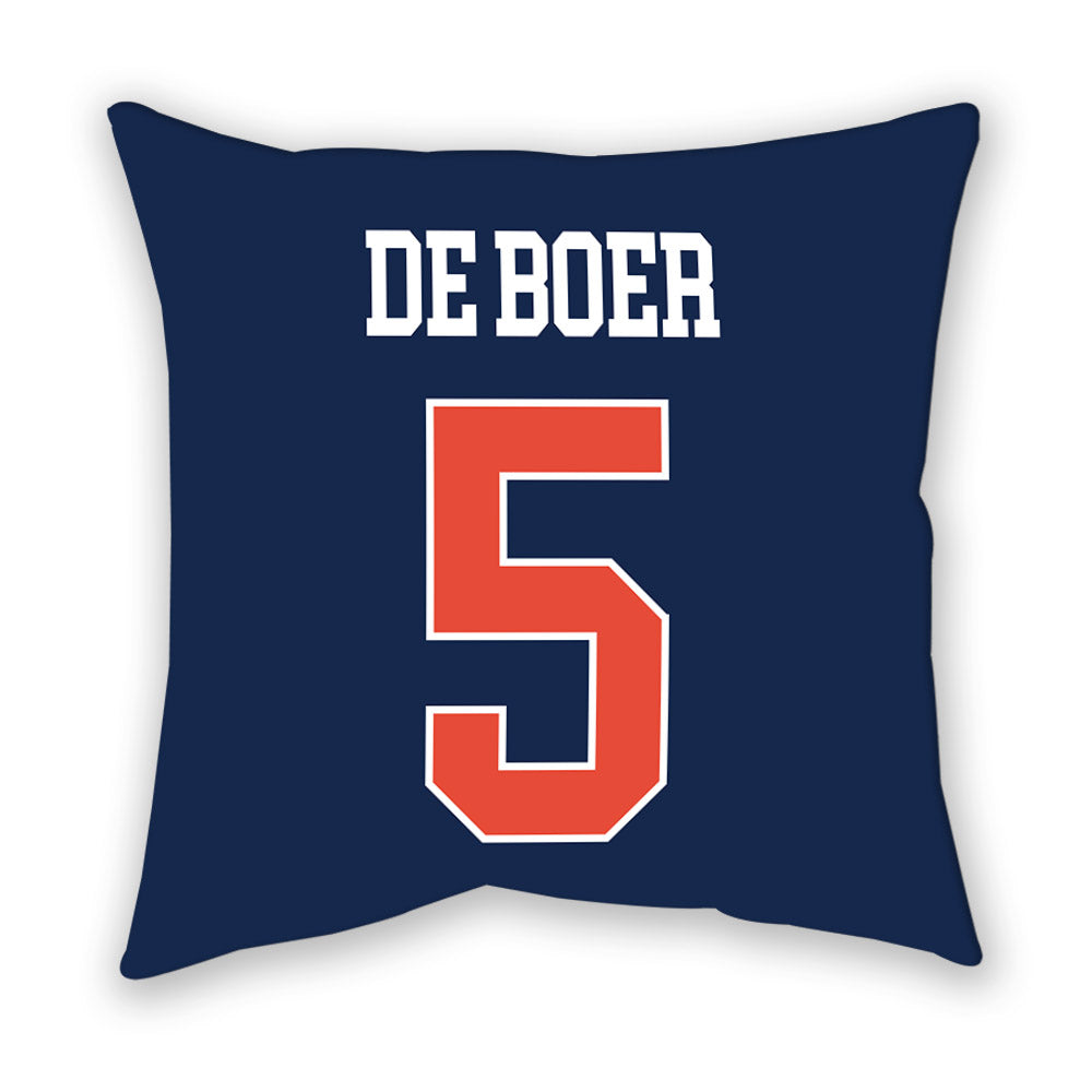 Illinois - NCAA Women's Volleyball : Taylor De Boer - Pillow-1
