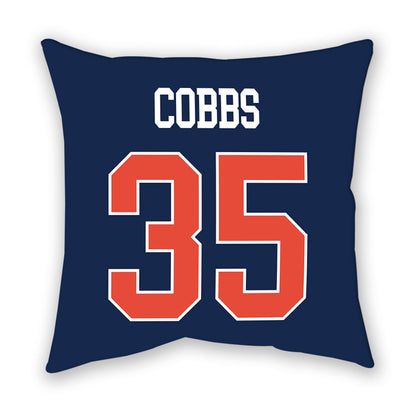 Illinois - NCAA Football : Kaedyn Cobbs - Pillow-1