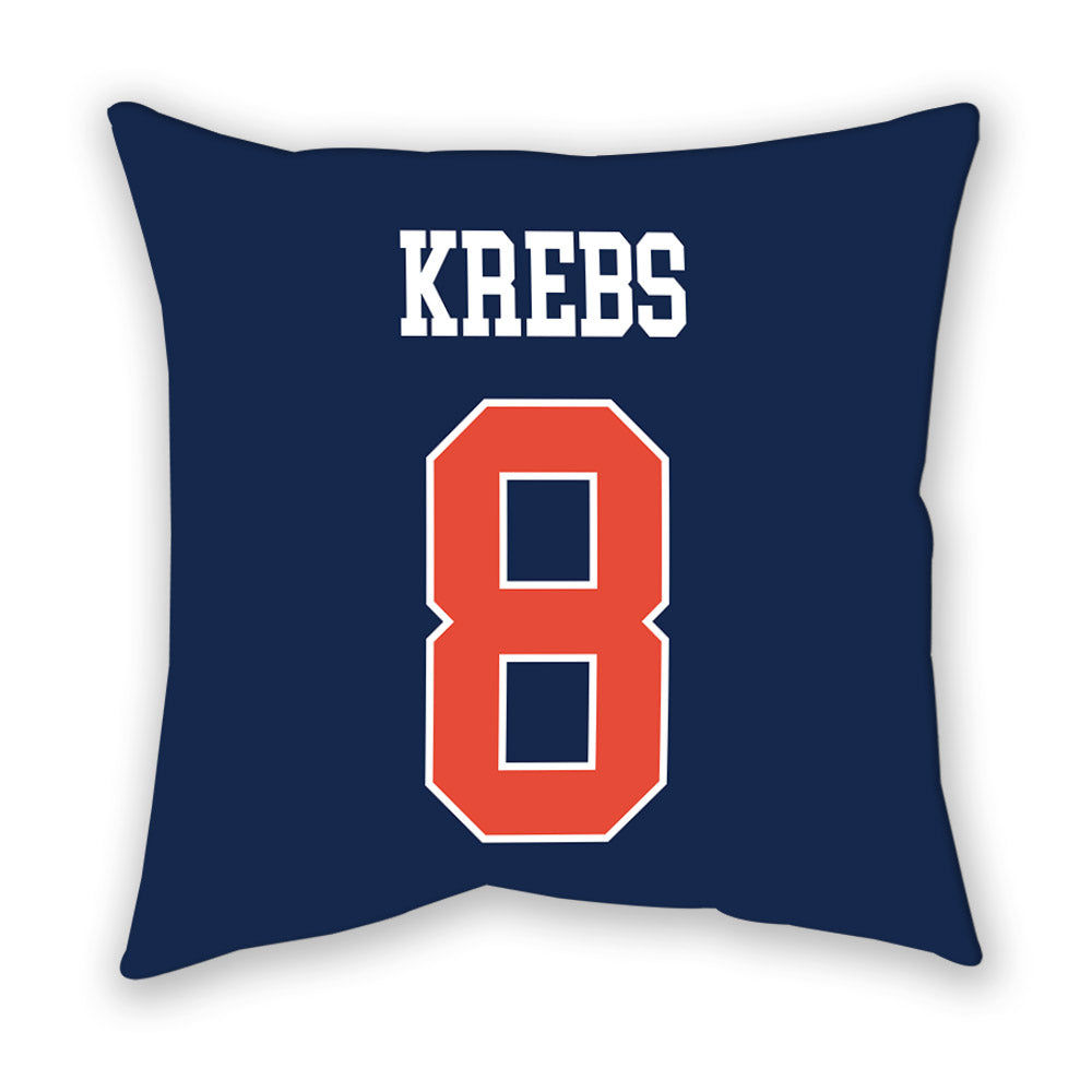 Illinois - NCAA Baseball : Lucas Krebs - Pillow-1