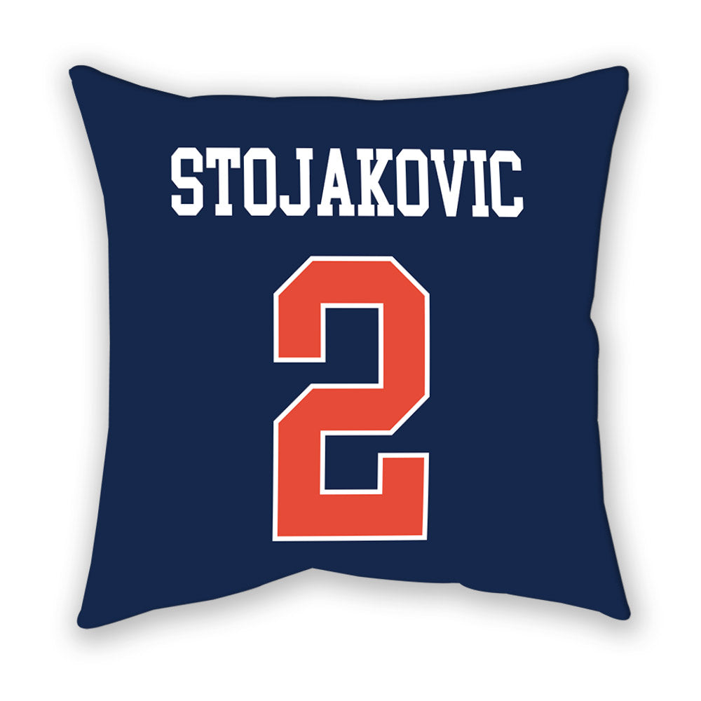 Illinois - NCAA Men's Basketball : Andrej Stojakovic - Pillow-1