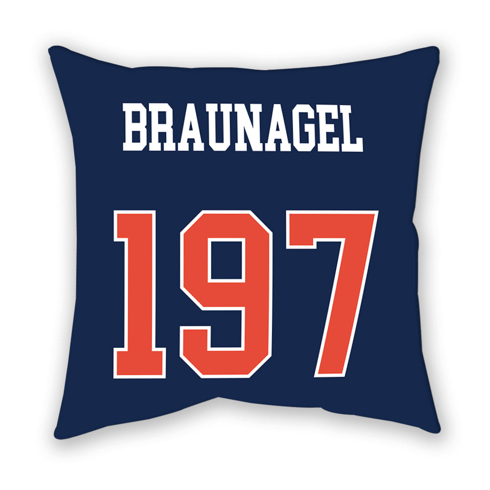 Illinois - NCAA Wrestling : Joey Braunagel - Pillow-1