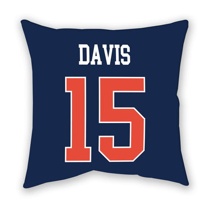 Illinois - NCAA Men's Basketball : Jake Davis - Pillow-1