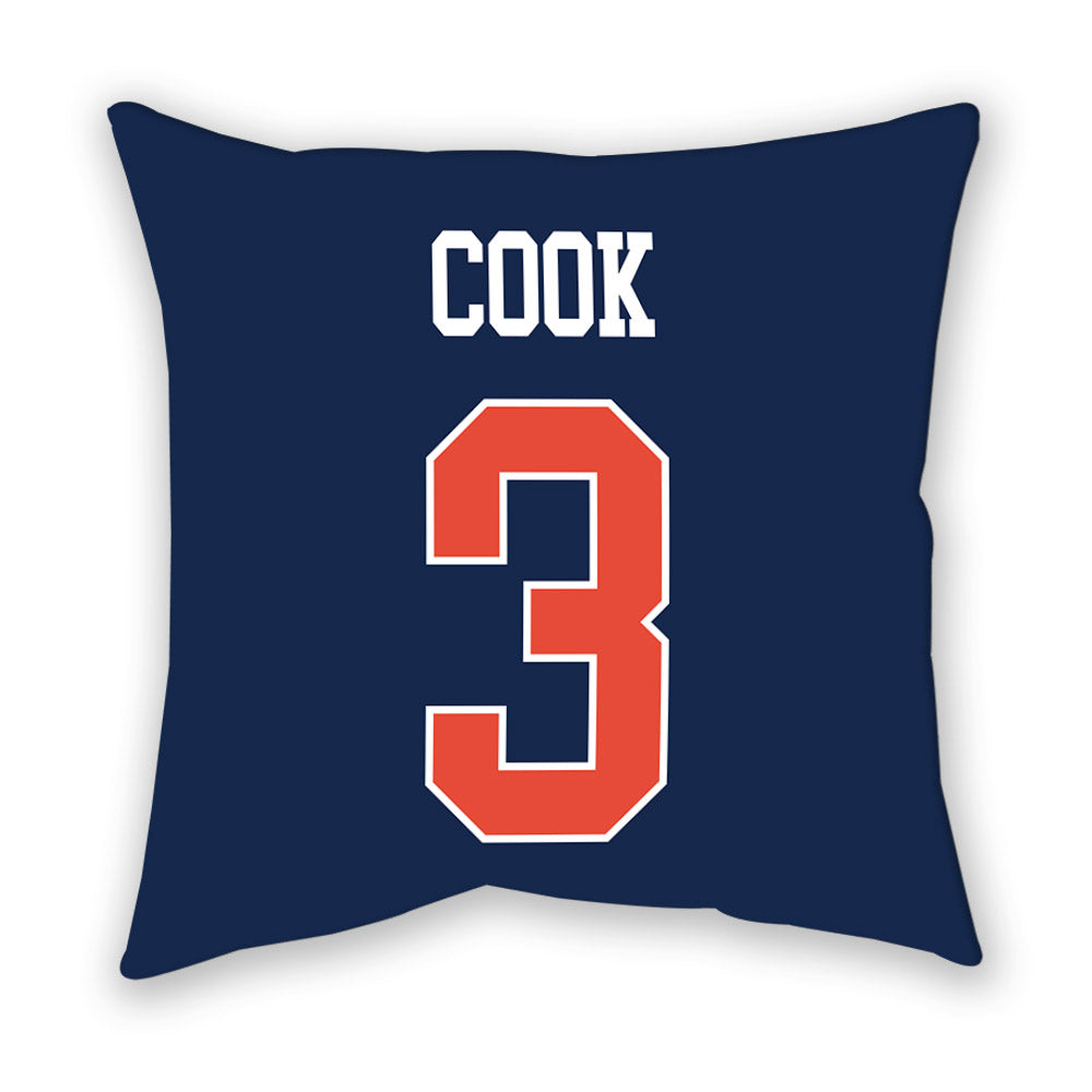 Illinois - NCAA Women's Basketball : Makira Cook - Pillow-1