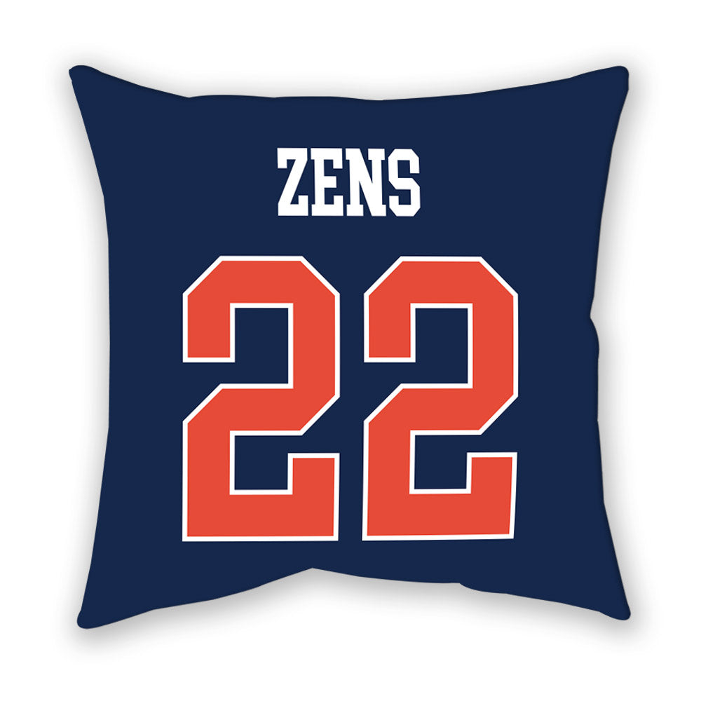 Illinois - NCAA Men's Basketball : Zavier Zens - Pillow-1