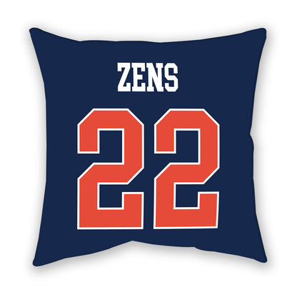 Illinois - NCAA Men's Basketball : Zavier Zens - Pillow-1