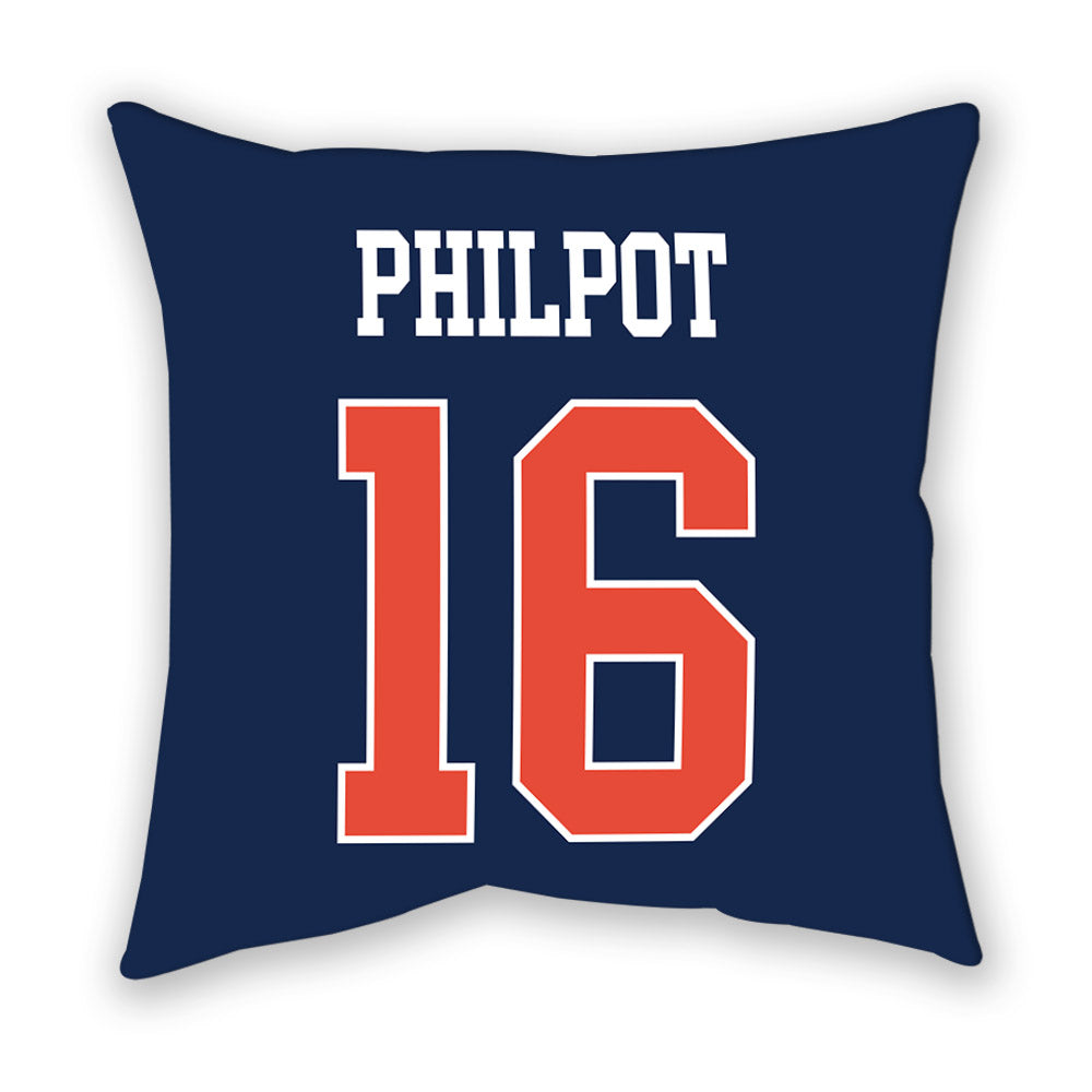 Illinois - NCAA Women's Volleyball : Ashlyn Philpot - Pillow-1