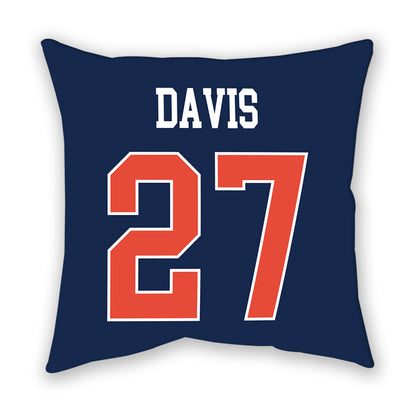 Illinois - NCAA Men's Basketball : Landon Davis - Pillow-1