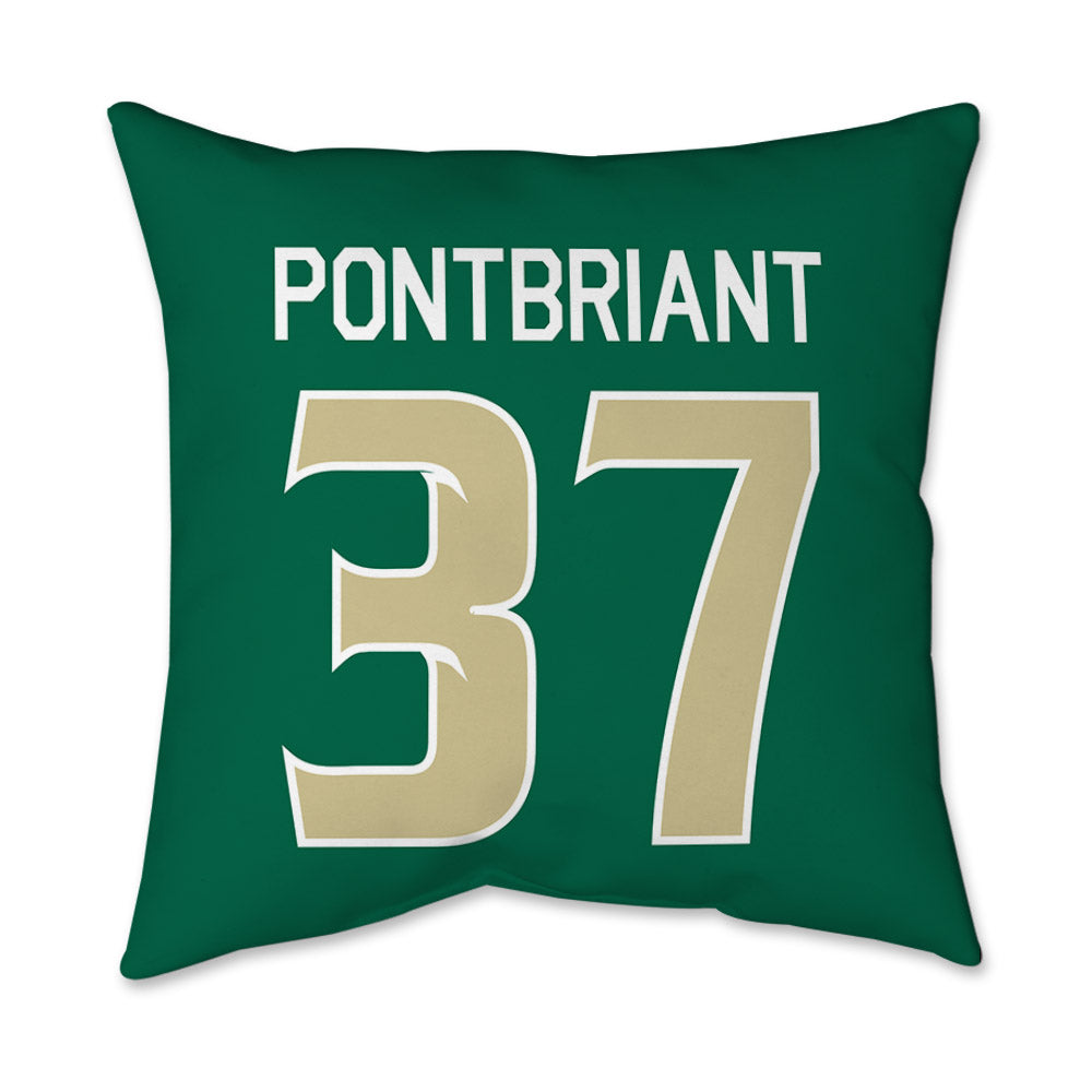 USF - NCAA Baseball : Dominic Pontbriant - Graphic Pillow 16x16-1