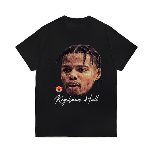 Auburn - NCAA Men's Basketball : Keyshawn Hall - Game Face Comfort Colors T-Shirt-0