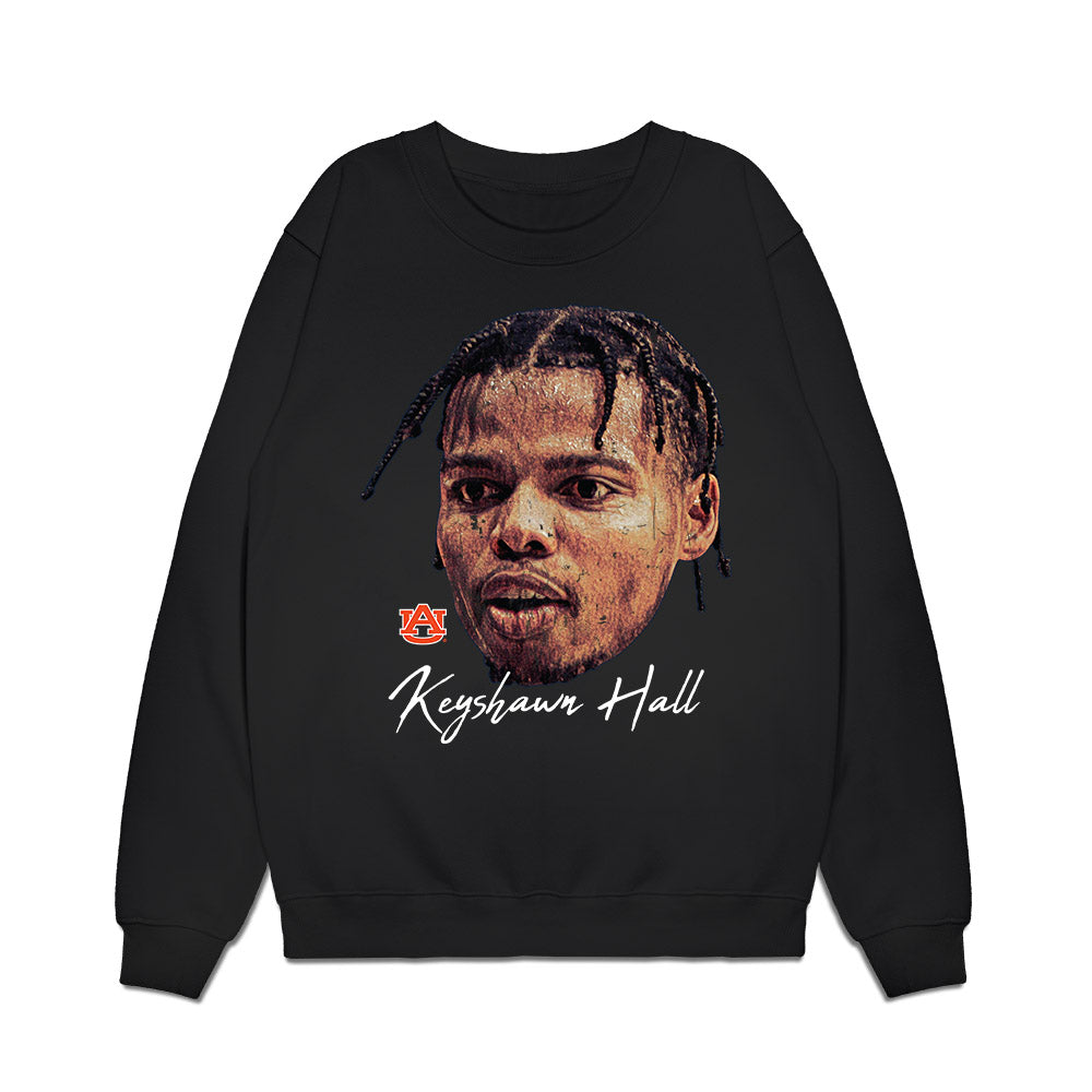 Auburn - NCAA Men's Basketball : Keyshawn Hall - Game Face Premium Crewneck Sweatshirt-0