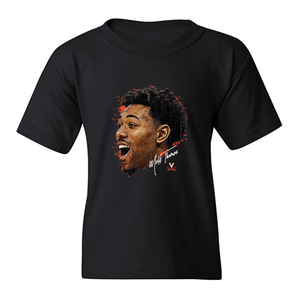 Virginia - NCAA Men's Basketball : Malik Thomas - Game face Youth T-Shirt-0
