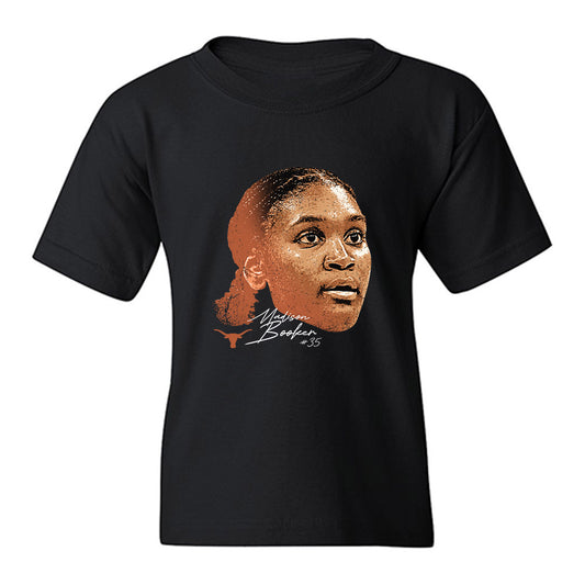 Texas - NCAA Women's Basketball : Madison Booker - Game face Youth T-Shirt-0