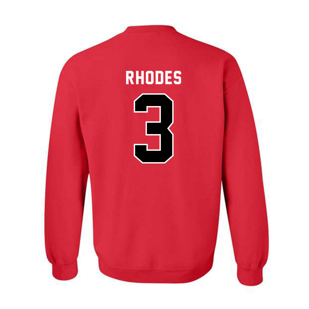 Fairfield - NCAA Women's Basketball : Addison Rhodes - Crewneck Sweatshirt-1