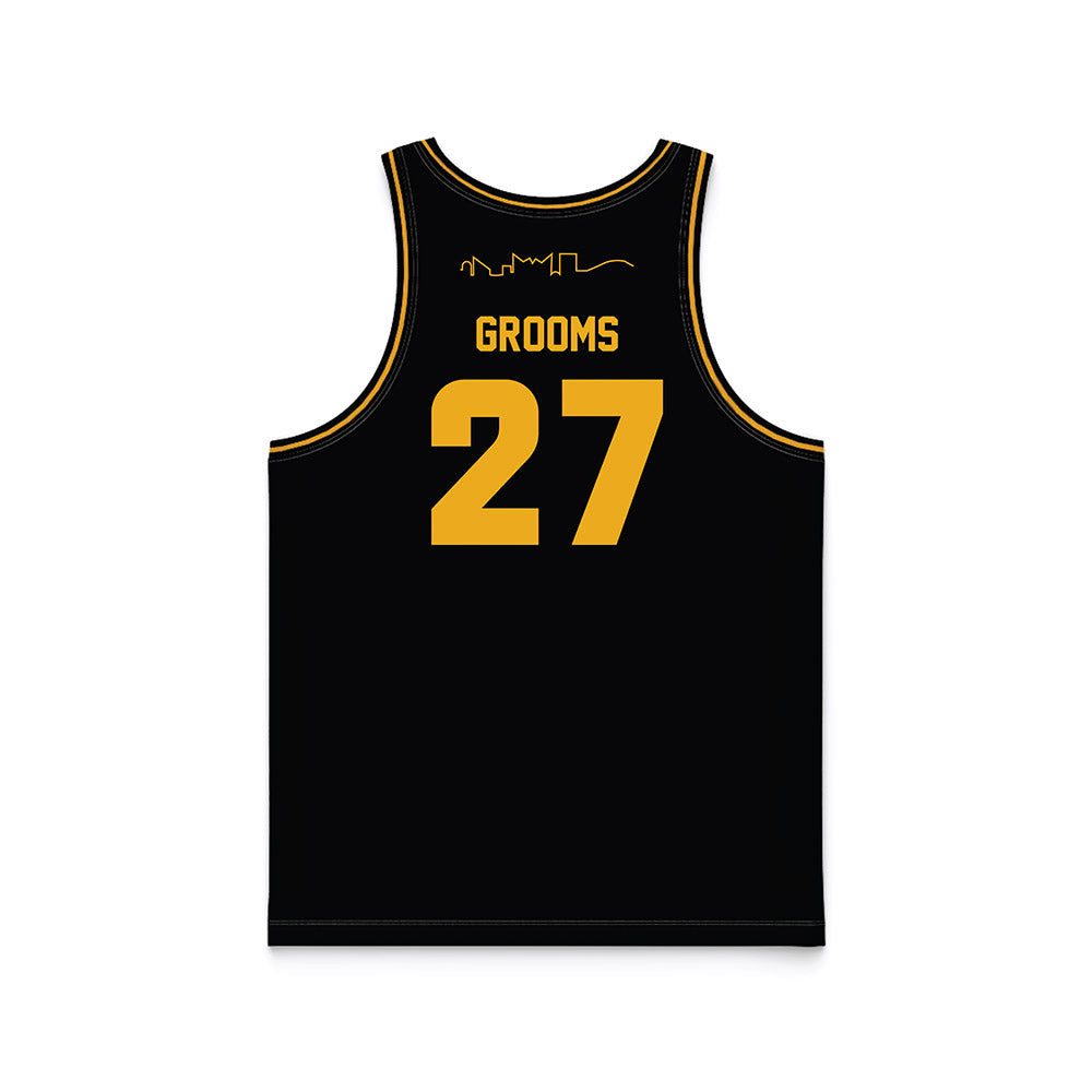 UTC - NCAA Women's Basketball : Gabrielle Grooms - Black Basketball Jersey-1