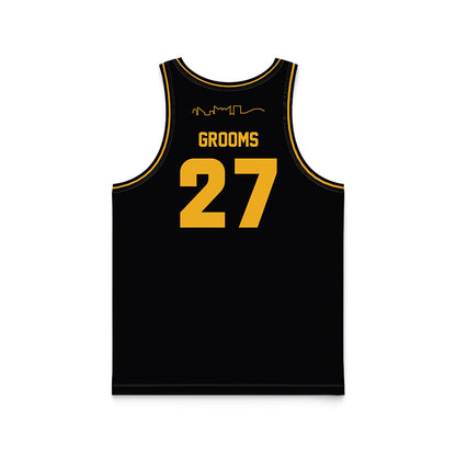 UTC - NCAA Women's Basketball : Gabrielle Grooms - Black Basketball Jersey-1