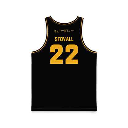 UTC - NCAA Women's Basketball : TaTianna Stovall - Black Basketball Jersey-1