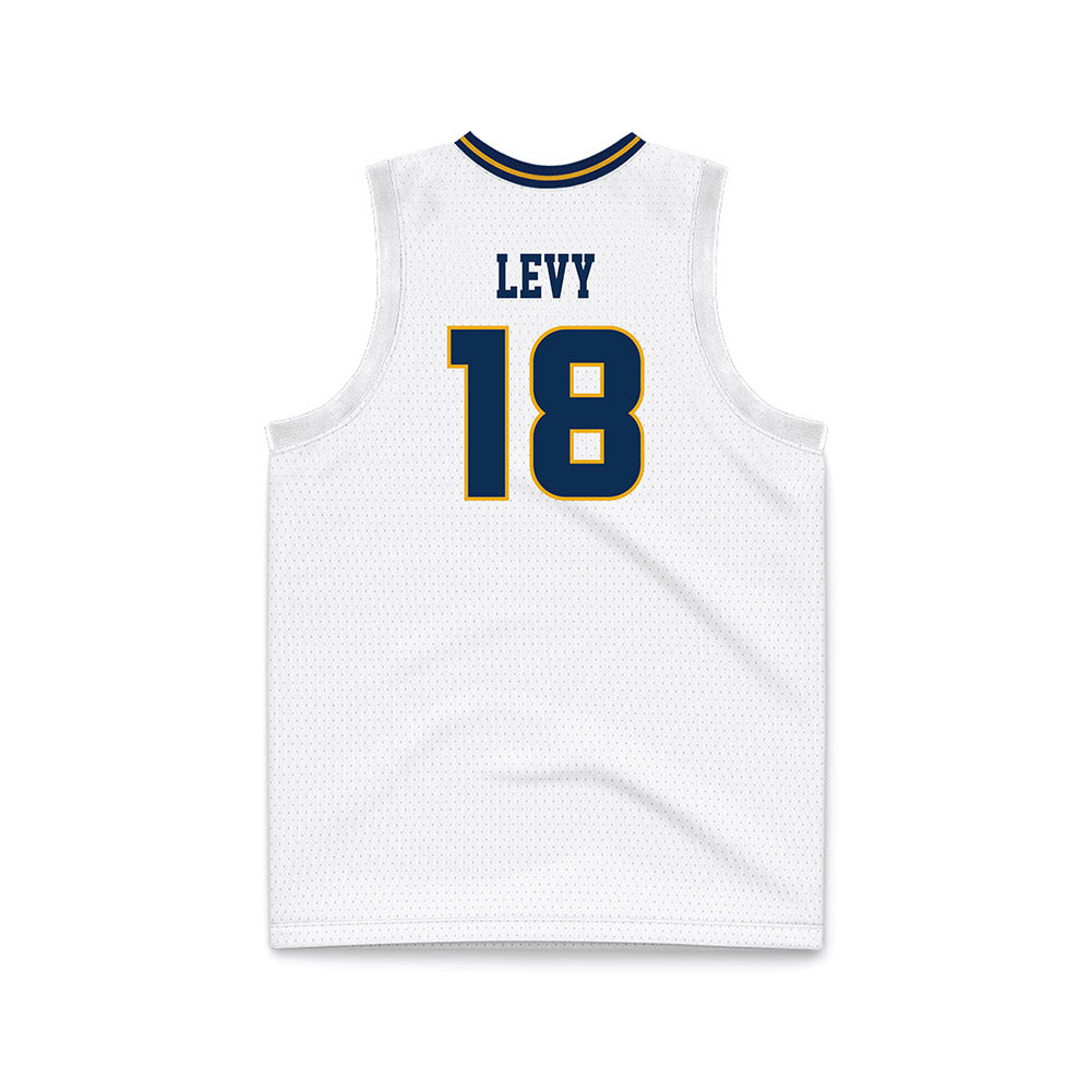 UTC - NCAA Men's Basketball : Yonatan Levy - White Basketball Jersey-1