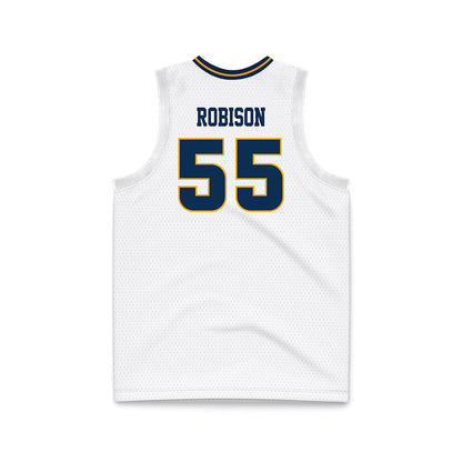 UTC - NCAA Men's Basketball : Parker Robison - White Basketball Jersey-1