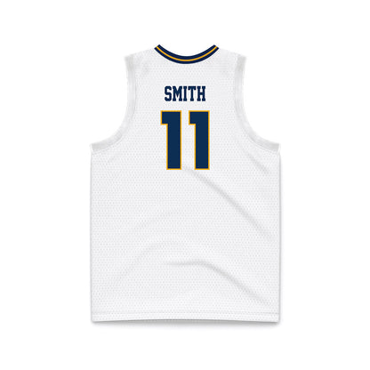 UTC - NCAA Men's Basketball : Billy Smith - White Basketball Jersey-1