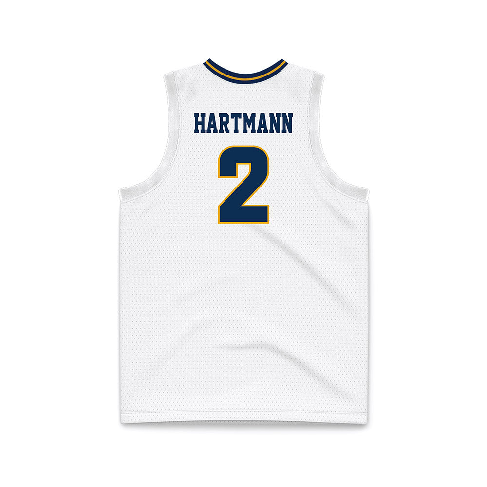 UTC - NCAA Men's Basketball : Sebastian Hartmann - White Basketball Jersey-1