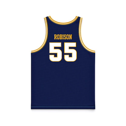 UTC - NCAA Men's Basketball : Parker Robison - Navy Basketball Jersey-1