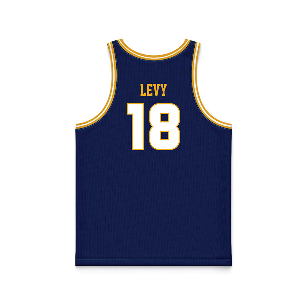 UTC - NCAA Men's Basketball : Yonatan Levy - Navy Basketball Jersey-1