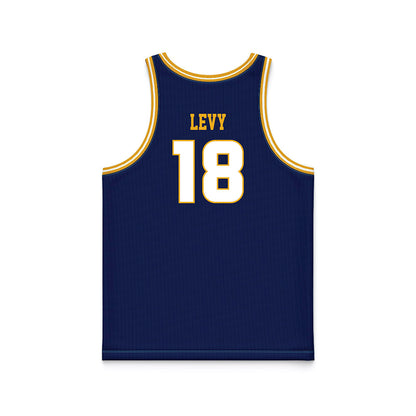 UTC - NCAA Men's Basketball : Yonatan Levy - Navy Basketball Jersey-1