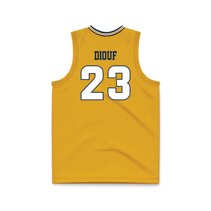 UTC - NCAA Men's Basketball : Latif Diouf - Gold Basketball Jersey-1