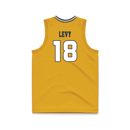 UTC - NCAA Men's Basketball : Yonatan Levy - Gold Basketball Jersey-1