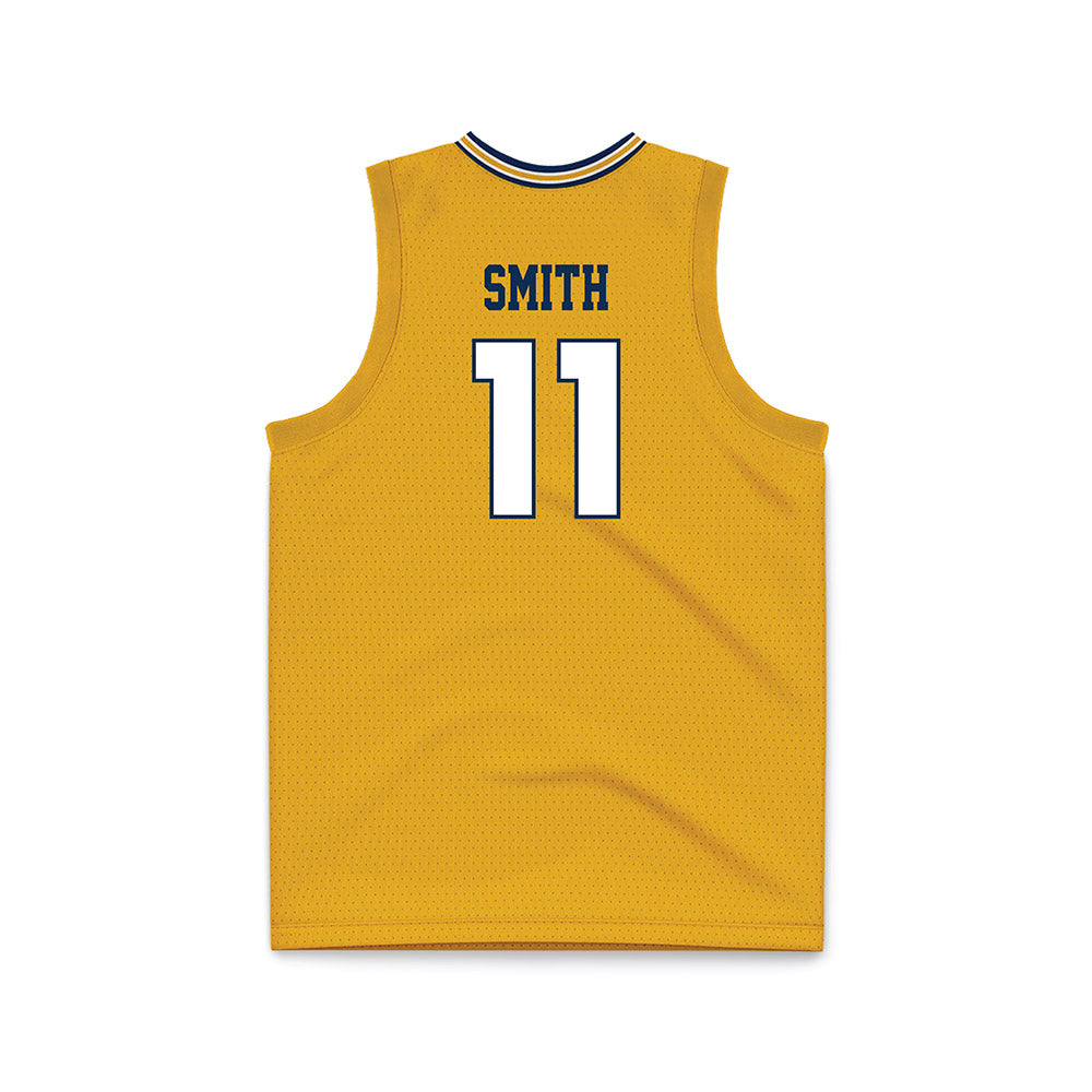 UTC - NCAA Men's Basketball : Billy Smith - Gold Basketball Jersey-1