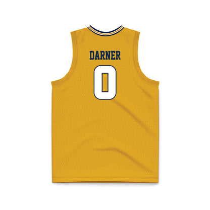 UTC - NCAA Men's Basketball : Tate Darner - Gold Basketball Jersey-1