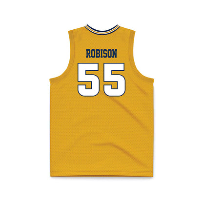UTC - NCAA Men's Basketball : Parker Robison - Gold Basketball Jersey-1
