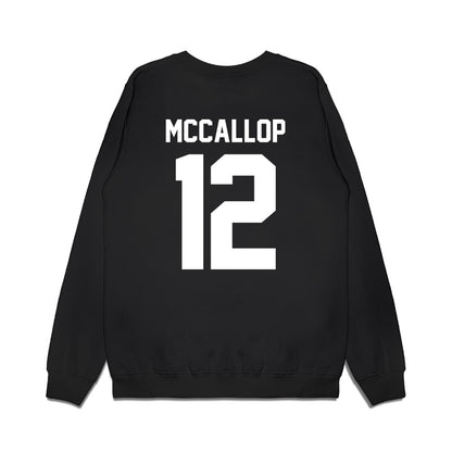 Arkansas - NCAA Women's Basketball : Grace McCallop - Vintage Shersey Premium Crewneck Sweatshirt-1