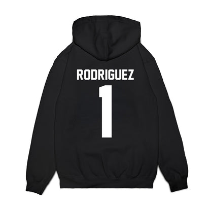 Arkansas - NCAA Women's Basketball : Maria Rodriguez - Vintage Shersey Premium Hooded Sweatshirt-1