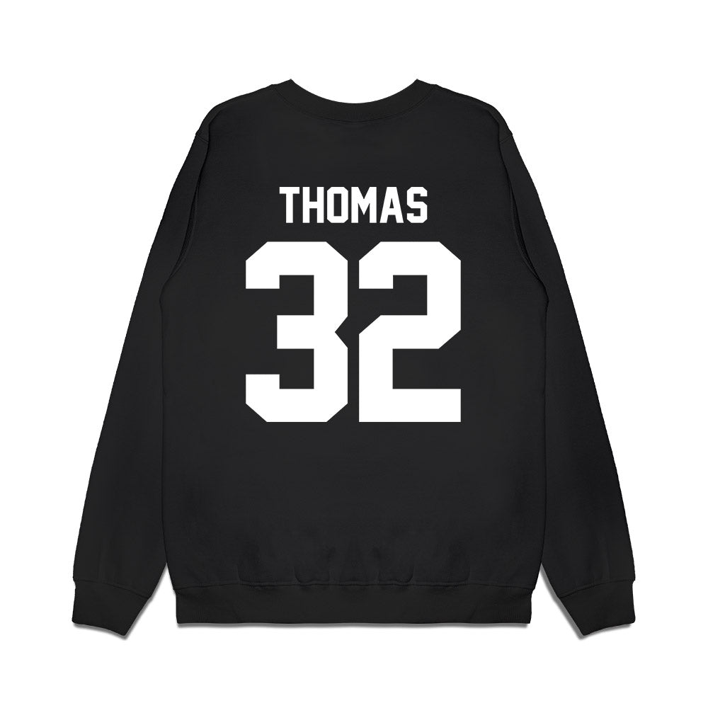 Arkansas - NCAA Women's Basketball : D'Asia Thomas - Vintage Shersey Premium Crewneck Sweatshirt-1