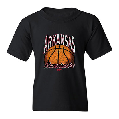 Arkansas - NCAA Men's Basketball : Davion Thompson - Vintage Shersey Youth T-Shirt-0