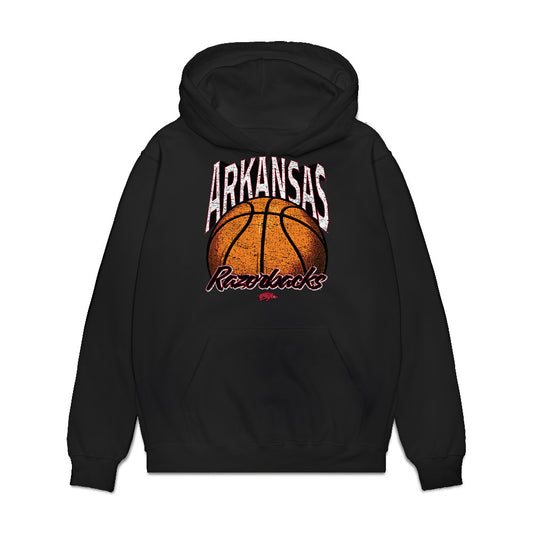 Arkansas - NCAA Men's Basketball : Jaden Karuletwa - Vintage Shersey Premium Hooded Sweatshirt-0