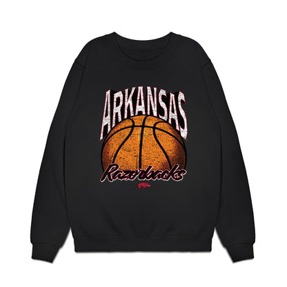 Arkansas - NCAA Men's Basketball : Davion Thompson - Vintage Shersey Premium Crewneck Sweatshirt-0